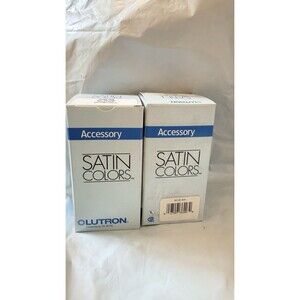 2 Lutron SC-BI-SW Satin Colors Snow Blank Insert Matte